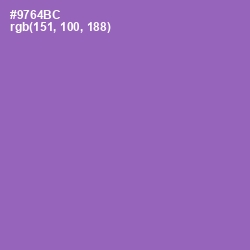 #9764BC - Wisteria Color Image