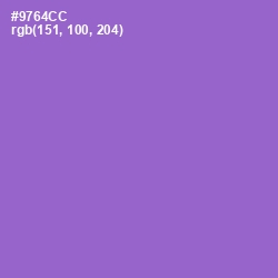 #9764CC - Amethyst Color Image