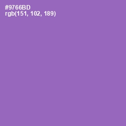 #9766BD - Wisteria Color Image