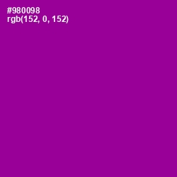 #980098 - Violet Eggplant Color Image