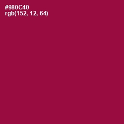 #980C40 - Rose Bud Cherry Color Image