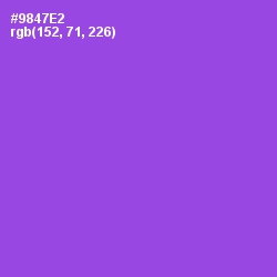 #9847E2 - Amethyst Color Image