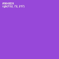 #9848D9 - Amethyst Color Image