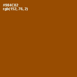 #984C02 - Brown Color Image