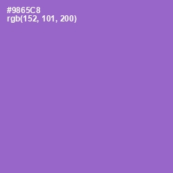 #9865C8 - Amethyst Color Image