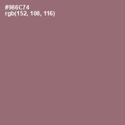 #986C74 - Opium Color Image