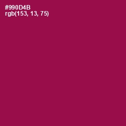 #990D4B - Disco Color Image