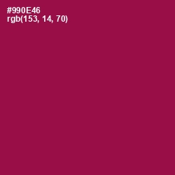 #990E46 - Disco Color Image