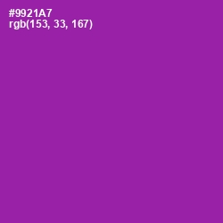 #9921A7 - Violet Eggplant Color Image