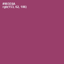 #993E6A - Vin Rouge Color Image
