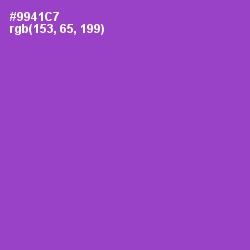 #9941C7 - Amethyst Color Image
