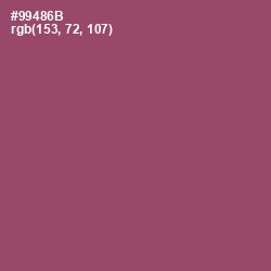 #99486B - Cannon Pink Color Image