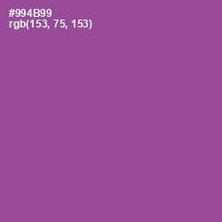 #994B99 - Trendy Pink Color Image