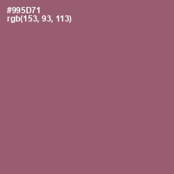 #995D71 - Cannon Pink Color Image