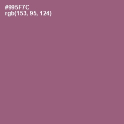 #995F7C - Cannon Pink Color Image