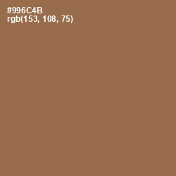 #996C4B - Leather Color Image