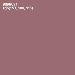 #996C71 - Opium Color Image