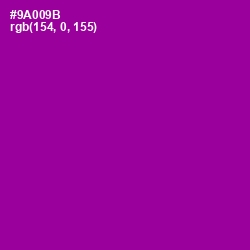 #9A009B - Violet Eggplant Color Image