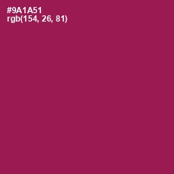 #9A1A51 - Disco Color Image