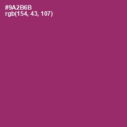 #9A2B6B - Vin Rouge Color Image