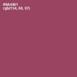 #9A4461 - Cannon Pink Color Image