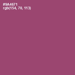 #9A4671 - Cannon Pink Color Image