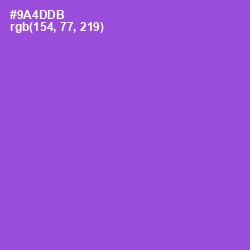 #9A4DDB - Amethyst Color Image