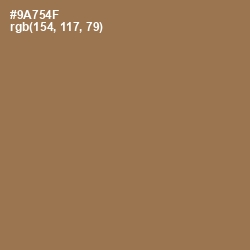 #9A754F - Leather Color Image