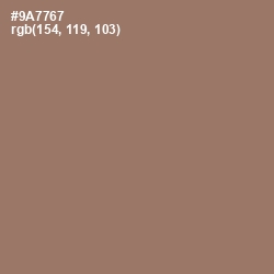 #9A7767 - Toast Color Image
