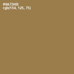 #9A7D4B - Leather Color Image
