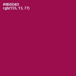 #9B0D4D - Disco Color Image