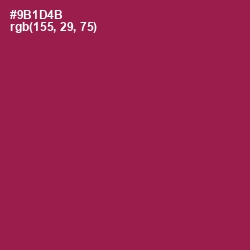 #9B1D4B - Disco Color Image