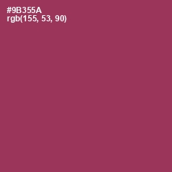 #9B355A - Camelot Color Image