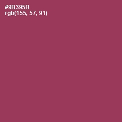 #9B395B - Camelot Color Image