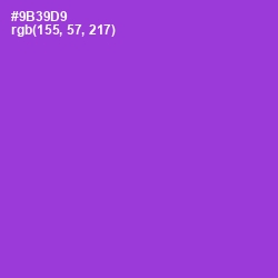 #9B39D9 - Electric Violet Color Image