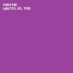 #9B419E - Trendy Pink Color Image