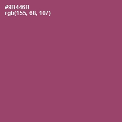 #9B446B - Cannon Pink Color Image