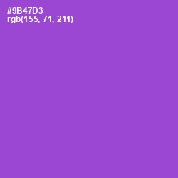 #9B47D3 - Amethyst Color Image
