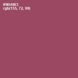 #9B4863 - Cannon Pink Color Image