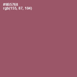 #9B5768 - Cannon Pink Color Image