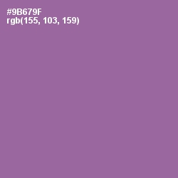 #9B679F - Trendy Pink Color Image