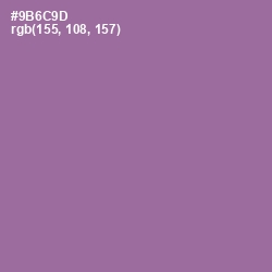 #9B6C9D - Trendy Pink Color Image