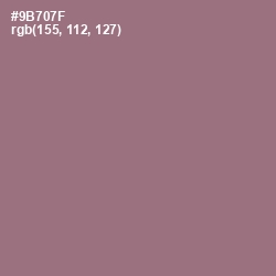 #9B707F - Bazaar Color Image