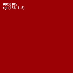 #9C0105 - Sangria Color Image