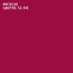 #9C0C40 - Disco Color Image