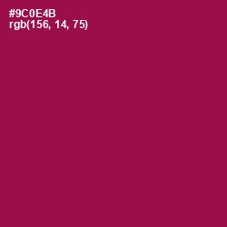 #9C0E4B - Disco Color Image