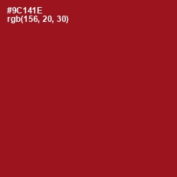 #9C141E - Tamarillo Color Image