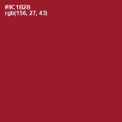 #9C1B2B - Merlot Color Image