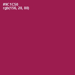 #9C1C50 - Disco Color Image