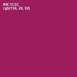 #9C1C5C - Disco Color Image